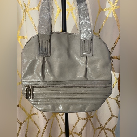 Walter Baker Gray Leather Bag - Picture 1 of 3